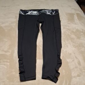 Lululemon Black Leggins Size 12